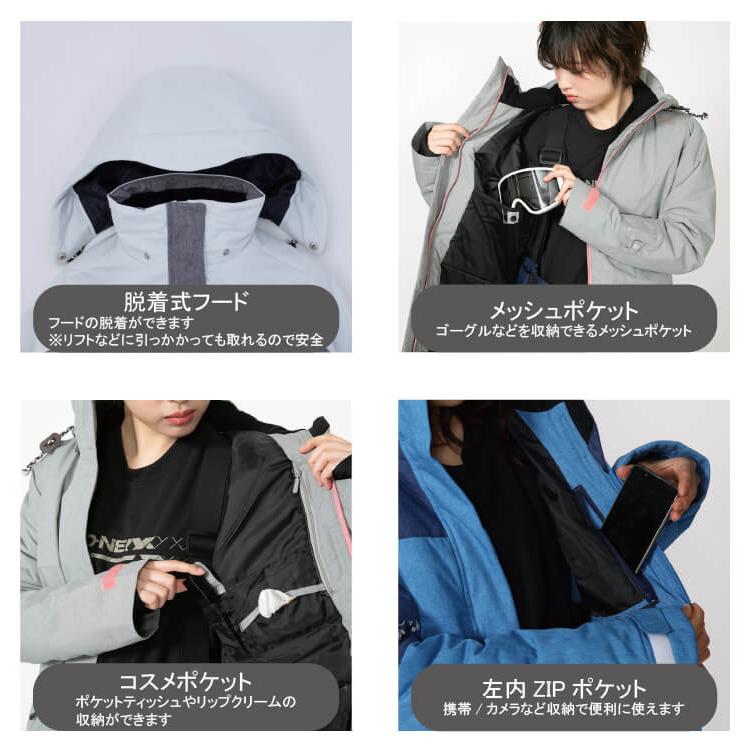 オンヨネ（ONYONE） レディース スキーウエア ブルー バーガンディー