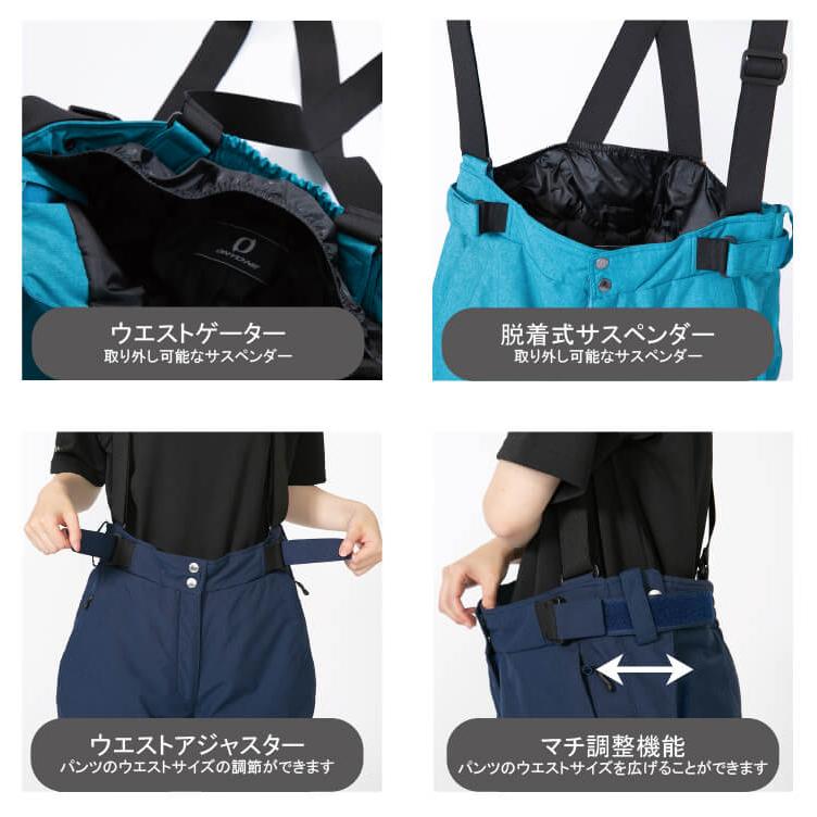 オンヨネ（ONYONE） レディース スキーウエア ブルー バーガンディー