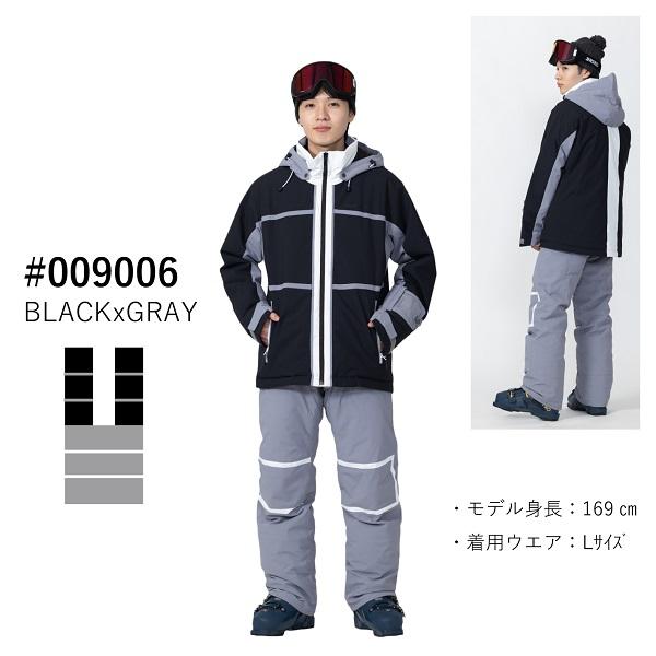 ONYONE スキーウェア 黒　サイズO オンヨネ スキーウエア ブラック グレー ONYONE MEN'S SUIT