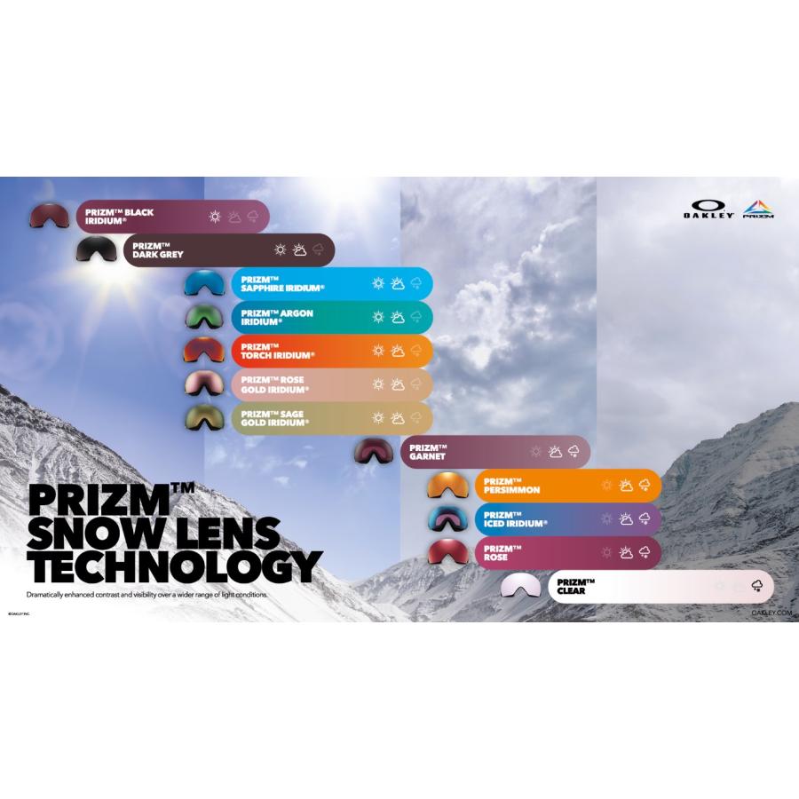 オークリー ゴーグル OAKLEY FLOW SCAPE L 50th Anniversary prizm snow 24k iridium OO7145A 14 | OAKLEY | 04