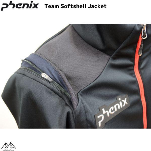 フェニックス ミドルジャケット ソフトシェル ジャケット ブラック PHENIX Soft Shell Jacket BK PFB72KT06-BK | フェニックス（スポーツ） | 01