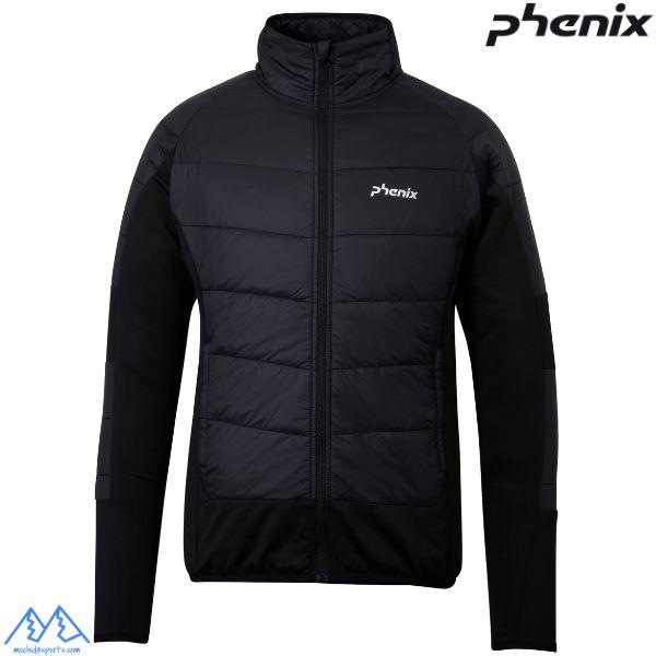 phenix フェニックス 中綿ジャケット ブラック フェニックス（PHENIX） 中綿入 インシュレーション パディング ミドル