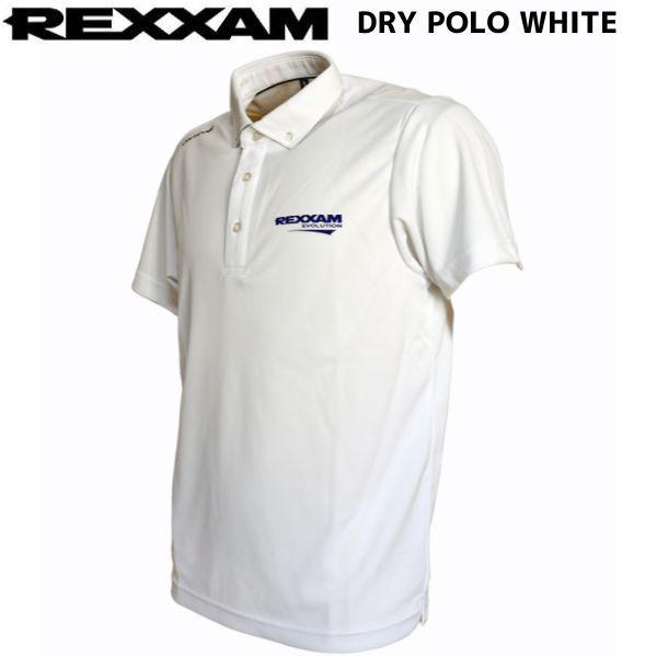 レクザム × オンヨネ ボタンダウン ポロシャツ ホワイト REXXAM ONYONE DRY UP PRO POLO-SHIRTS WHITE REX-PS10｜msp-net｜02