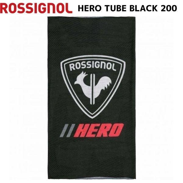 ロシニョール 人気スポー新作 ヒーロー ネックチューブ ブラック ROSSIGNOL TUBE BLACK RLKMH04-BK 200 新品■送料無料■ HERO