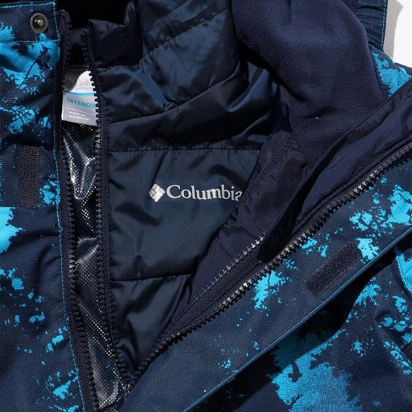 コロンビア ジュニア スキーウエア インナージャケット付 ネイビー ブルー Columbia ウィリーバード II インターチェンジジャケット WB1036 491 | Columbia | 04