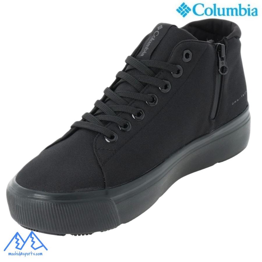 コロンビア 防水 スニーカー シューズ ホーソンレイン ミッド オムニテック ブラック ウォータープルーフ Columbia HAWTHORNE RAIN MID OMNI-TECH YU5247 010 | Columbia | 02