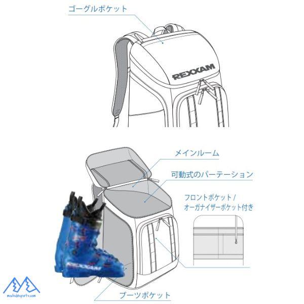 REXXAM（レクザム） スキーブーツバックパック REXXAM BACK PACK