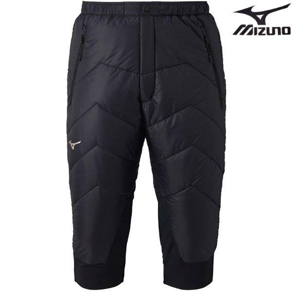 ミズノ MIZUNO 中綿入 インシュレーション ミドルパンツ INSULATION PANTS ブラック ブレスサーモ 膝下丈 | MIZUNO