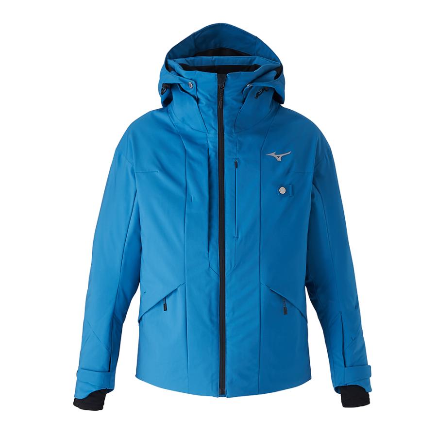 Mizuno スキーウェア上下　DEMO SOLID MODEL おまけ付き ミズノスキーウェアDEMO SOLID SKI PARKA シーポートブルー