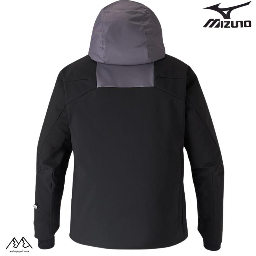 ご予約商品 ミズノ スキーウエア ブラック ガンメタル MIZUNO DEMO SOLID SKI PARKA PANTS Z2MEB32180-Z2MFB32180｜msp-net｜03