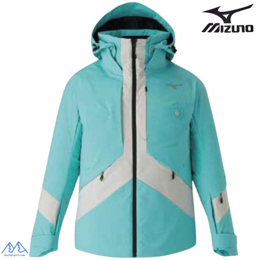 ミズノ スキーウエア スキージャケット スキーパーカ カプリブルー シルバーバーチ MIZUNO DEMO SOLID SKI PARKA Z2MEC321 72 | MIZUNO