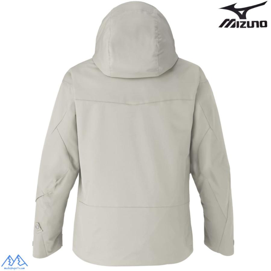 Mizuno スキーウェア フード付き グレー/グリーン　スロベニアモデル MIZUNO（ミズノ） スキーウエア MIZUNO DEMO MODEL シルバーバーチ
