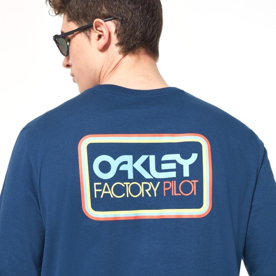 OAKLEY（オークリー） ロング Tシャツ 長袖 ネイビー OAKLEY FACTORY 