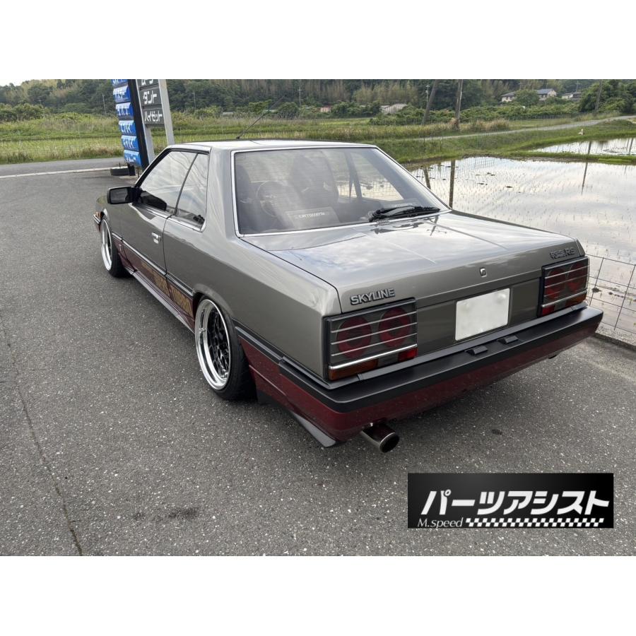 □□ 復刻 DR30 2ドア用 ガラス ファスナー モール 前後 set パーツ 
