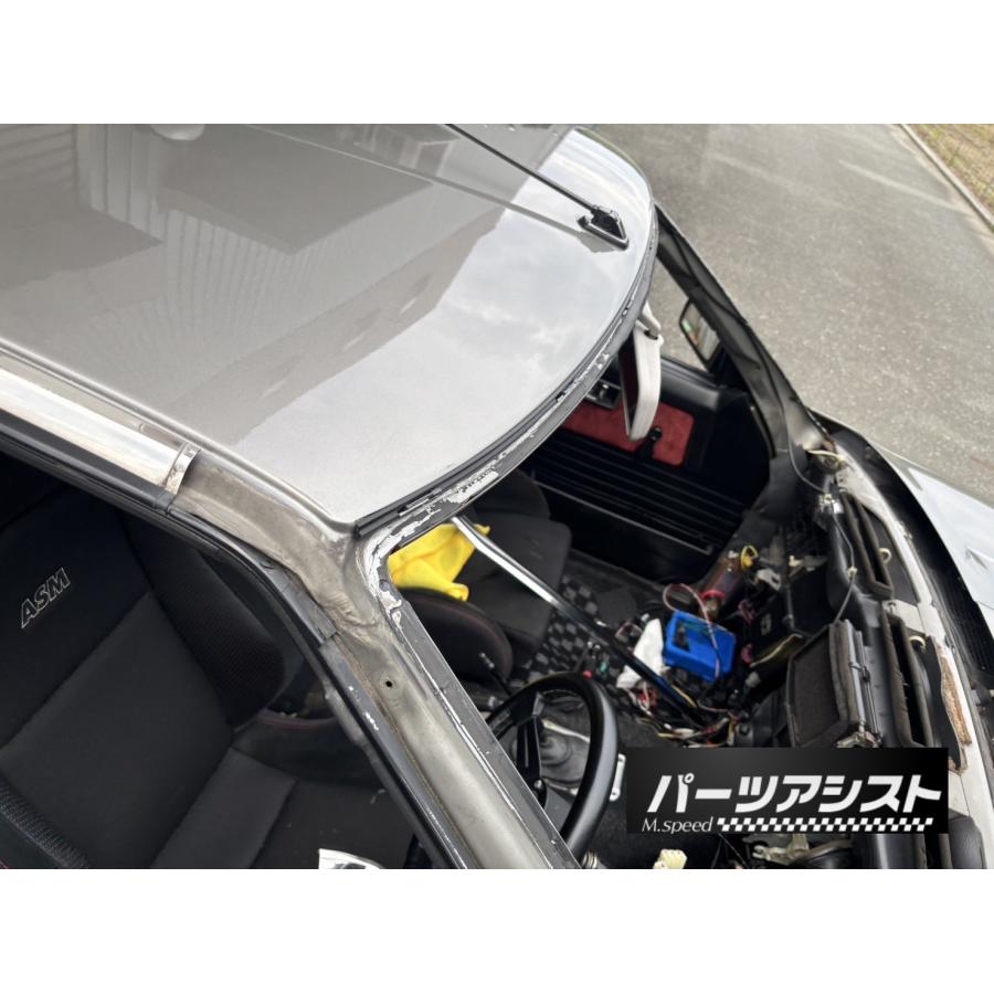 HR30.DR30  R30 スカイライン フロント右 ドアパネル □□ 復刻 DR30 2ドア用 ガラス ファスナー モール 前後 set パーツ