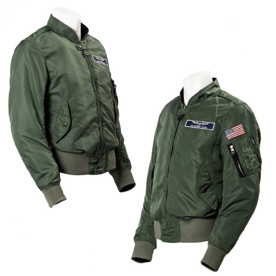 A2K1001 AVIREX L2 BLOUSON アビレックス L2 エアーインテイク バイクジャケット オールシーズン対応  CE規格 プロテター装備 肩・内袖 エアイン ファスナー |  | 09