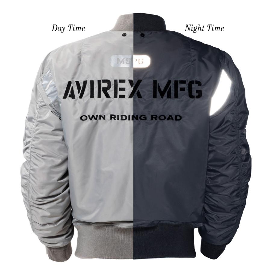 A2K1005 AVIREX MFGスタンダードモデル  防寒ブルゾン バイクジャケット ライディングブルゾン プロテター標準装備 冬用 | AVIREX | 03