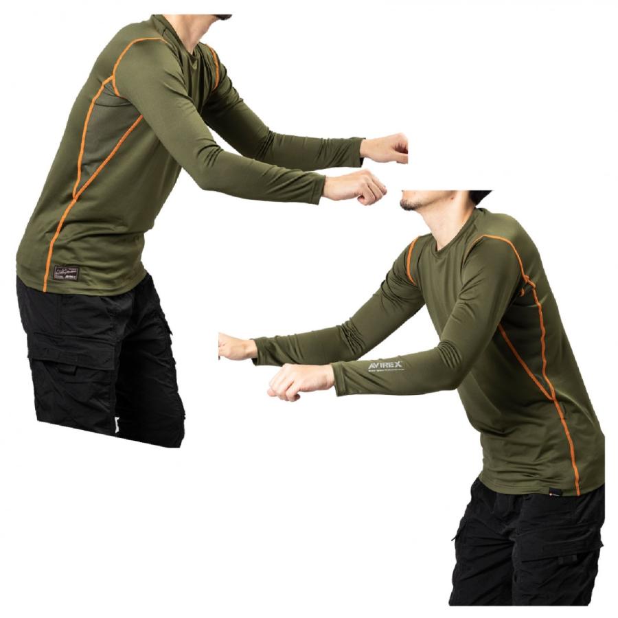 A2K5002 AVIREX TIGHT FIT COMPRESSION INNER アビレックスタイトフィットコンプレッションインナー 夏場のメッシュジャケットの肌へのベタ付き防止 ツーリング | AVIREX | 13