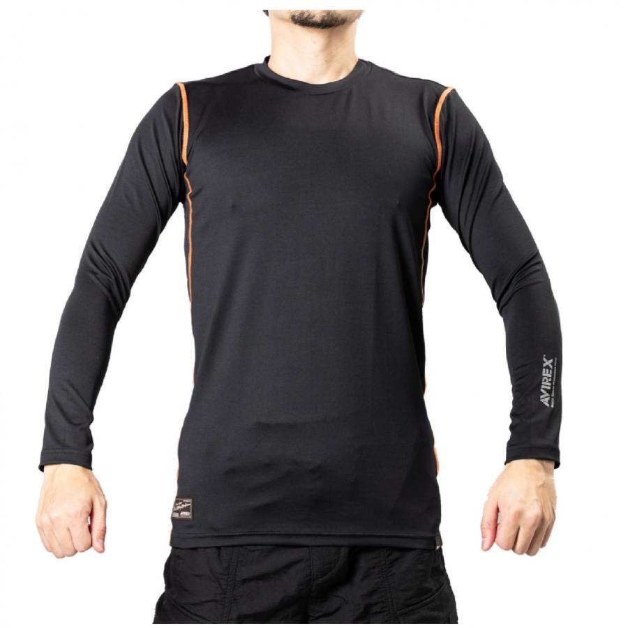 A2K5002 AVIREX TIGHT FIT COMPRESSION INNER アビレックスタイトフィットコンプレッションインナー 夏場のメッシュジャケットの肌へのベタ付き防止 ツーリング | AVIREX | 07