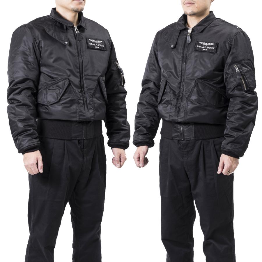 A2L1003 AVIREX CWU45P MC-WINTER JACKET アビレックス CWU45P ウインター ジャケット 防寒 バイク ジャケット 冬用 ミリタリー  衿タブ脱着式 | AVIREX | 07