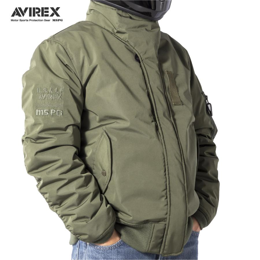 A2M1001 AVIREX MA-1 RIDING BLOUSON  Y-WARM MODEL  防寒ブルゾン バイクジャケット ライディングブルゾン プロテター標準装備 冬用 | AVIREX | 13