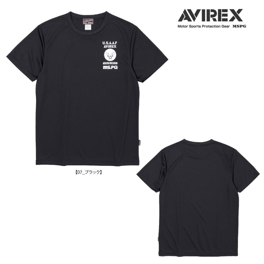 A2M5001 AVIREX QUICK DRY T-SHIRT [USAAF] アビレックス クイックドライTシャツ 吸水速乾 抗菌・防臭 ポリジン ベタ付き防止 ツーリング | AVIREX | 04