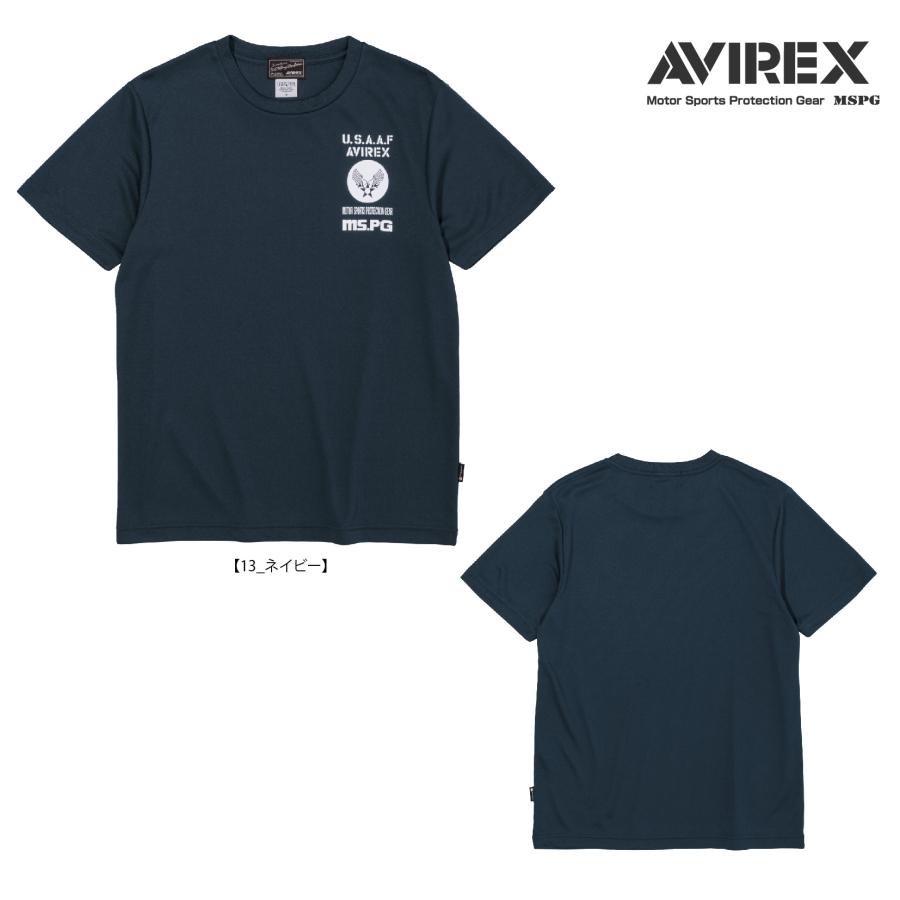 A2M5001 AVIREX QUICK DRY T-SHIRT [USAAF] アビレックス クイックドライTシャツ 吸水速乾 抗菌・防臭 ポリジン ベタ付き防止 ツーリング | AVIREX | 05