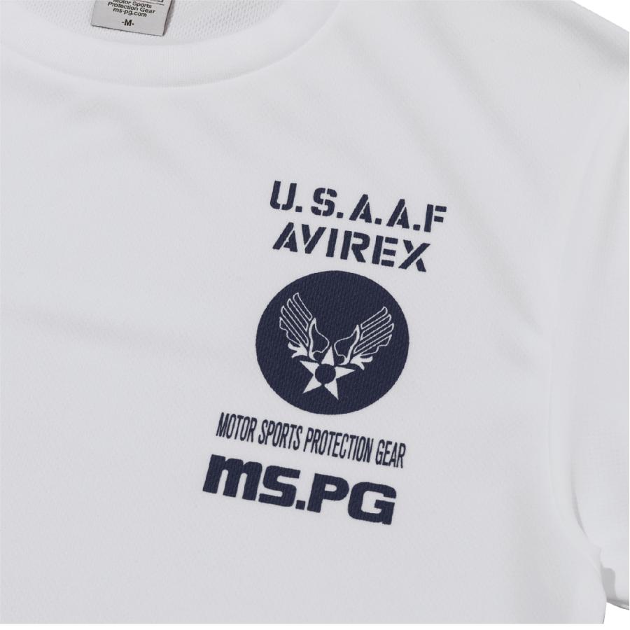 A2M5001 AVIREX QUICK DRY T-SHIRT [USAAF] アビレックス クイックドライTシャツ 吸水速乾 抗菌・防臭 ポリジン ベタ付き防止 ツーリング | AVIREX | 07