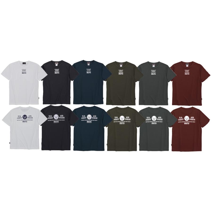 A2M5002 AVIREX QUICK DRY T-SHIRT [USARMY&AIR FORCE] アビレックス クイックドライTシャツ 吸水速乾 抗菌・防臭 ポリジン ベタ付き防止 ツーリング | AVIREX