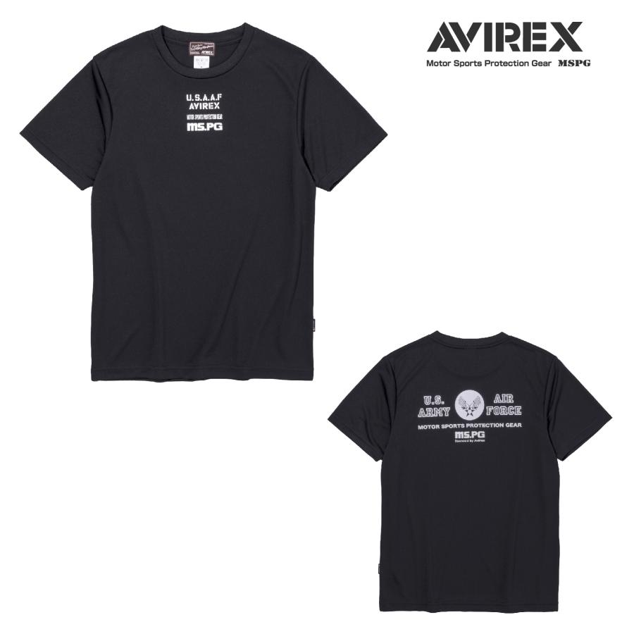 A2M5002 AVIREX QUICK DRY T-SHIRT [USARMY&AIR FORCE] アビレックス クイックドライTシャツ 吸水速乾 抗菌・防臭 ポリジン ベタ付き防止 ツーリング | AVIREX | 03