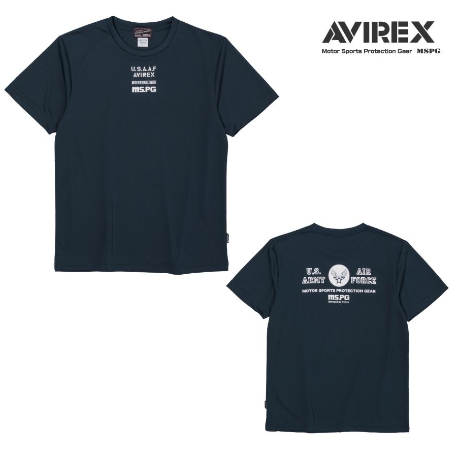 A2M5002 AVIREX QUICK DRY T-SHIRT [USARMY&AIR FORCE] アビレックス クイックドライTシャツ 吸水速乾 抗菌・防臭 ポリジン ベタ付き防止 ツーリング | AVIREX | 05