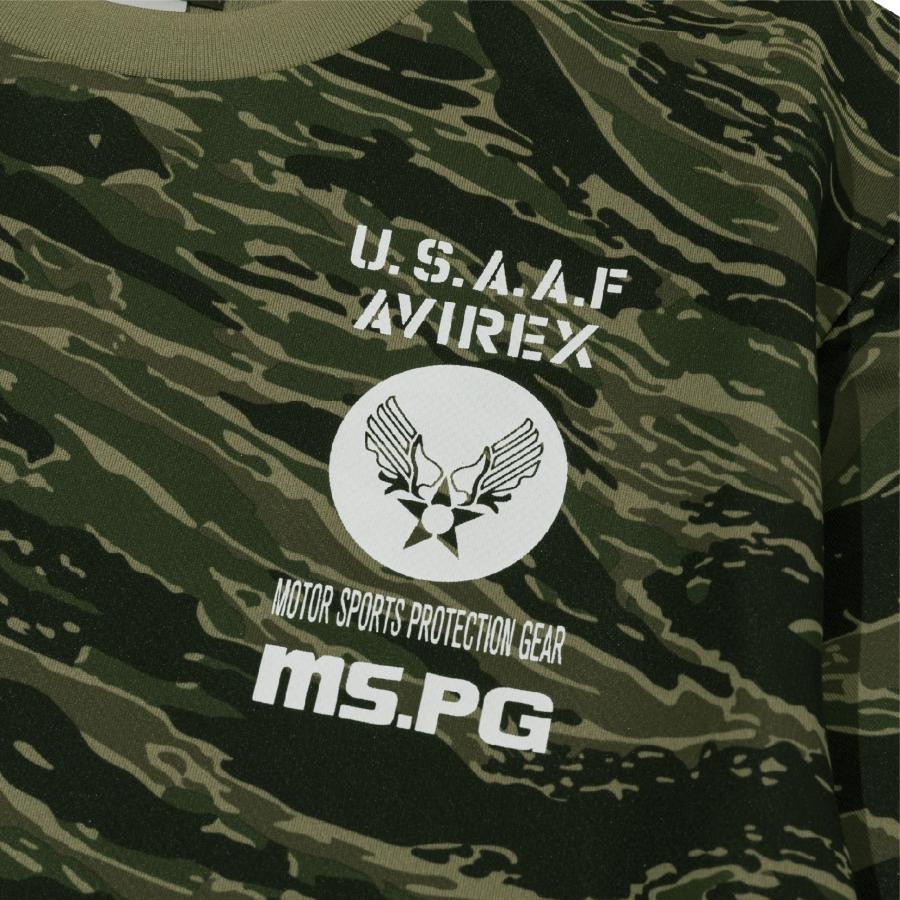 A2M5003 AVIREX QUICK DRY T-SHIRT [CAMOUFLAGE] アビレックス クイックドライカモフラージュTシャツ 吸水速乾 ベタ付き防止 ツーリング | AVIREX | 10