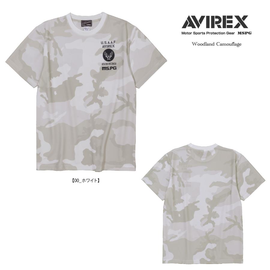 A2M5003 AVIREX QUICK DRY T-SHIRT [CAMOUFLAGE] アビレックス クイックドライカモフラージュTシャツ 吸水速乾 ベタ付き防止 ツーリング | AVIREX | 02