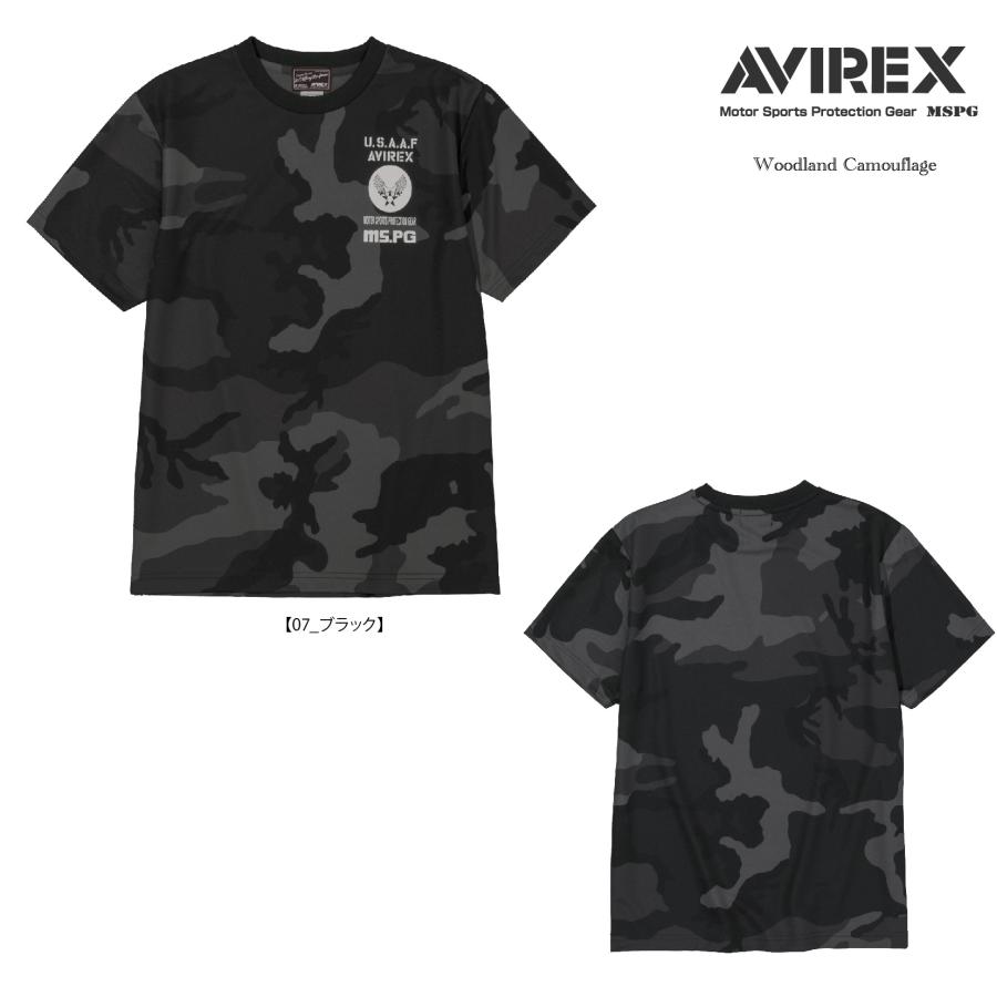 A2M5003 AVIREX QUICK DRY T-SHIRT [CAMOUFLAGE] アビレックス クイックドライカモフラージュTシャツ 吸水速乾 ベタ付き防止 ツーリング | AVIREX | 03