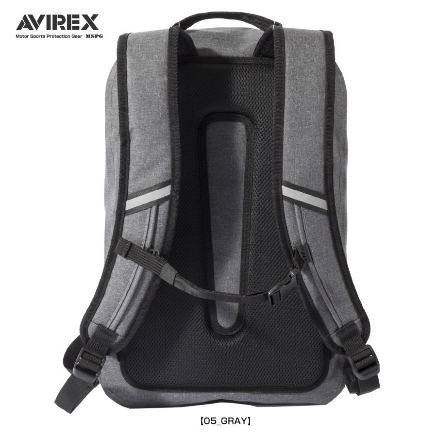A2M7001 WARTER-PLOOF BACK PACK アビレックス 防水仕様バックパック (25リットル) ライディング バイク ツーリング 全天候型 | AVIREX | 04