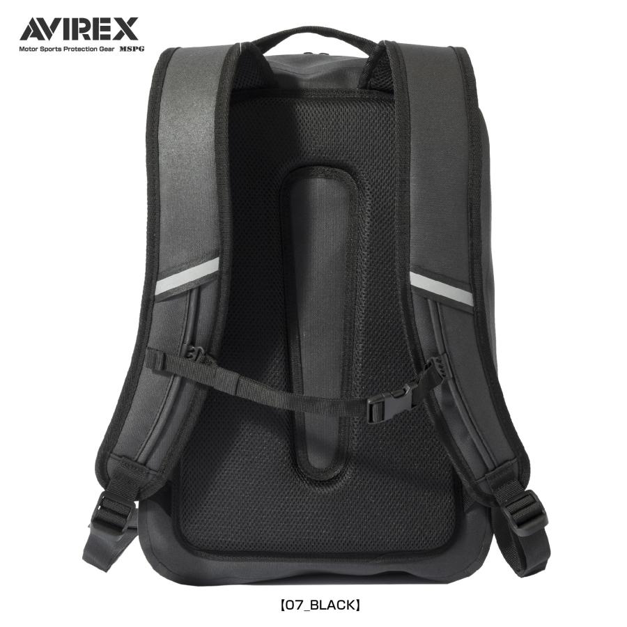 A2M7001 WARTER-PLOOF BACK PACK アビレックス 防水仕様バックパック (25リットル) ライディング バイク ツーリング 全天候型 | AVIREX | 10