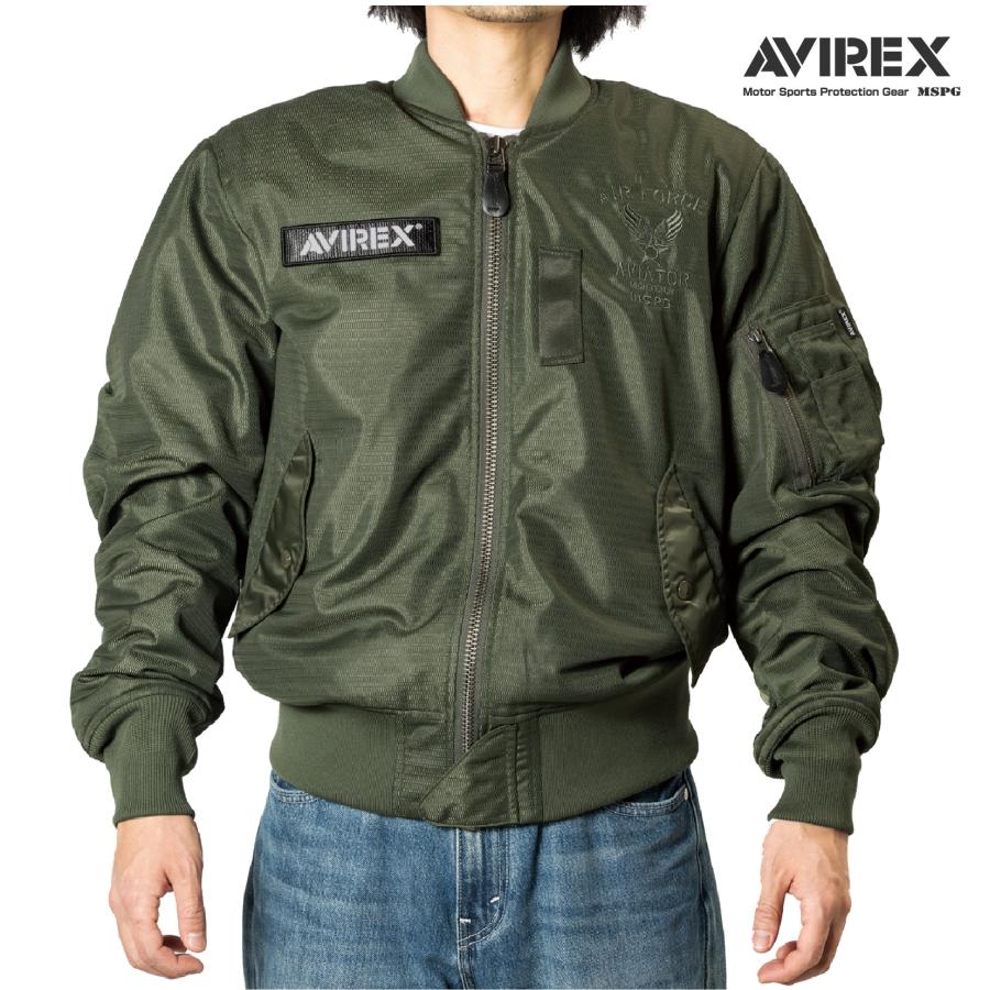 A2N1001 AVIREX MESH MA-1 RIDING BLOUSON MSPG アビレックス メッシュ ライディング ブルゾン ジェケットプロテター装備 | AVIREX | 11
