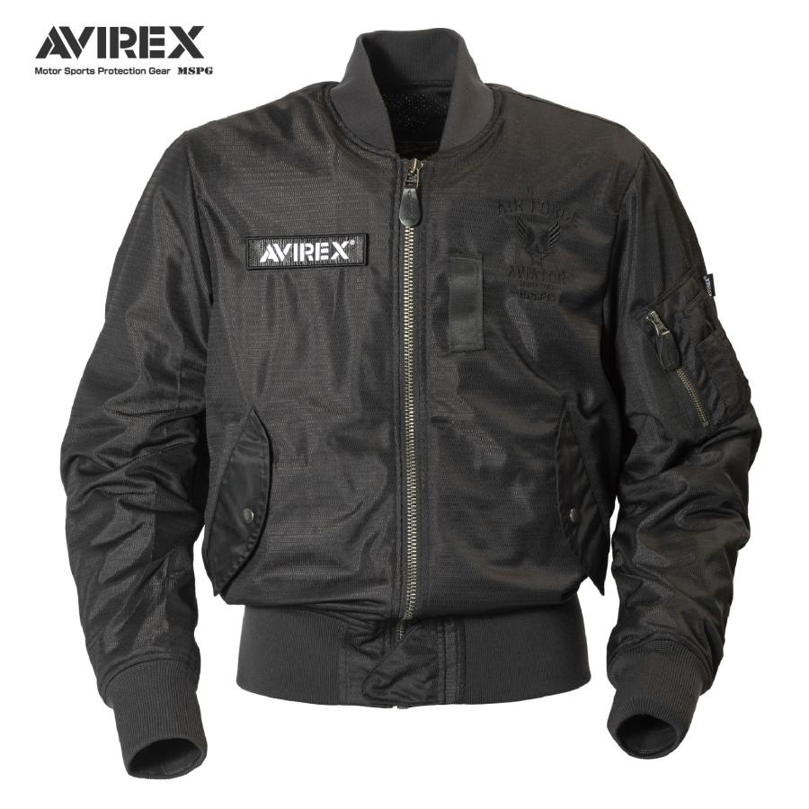 A2N1001 AVIREX MESH MA-1 RIDING BLOUSON MSPG アビレックス メッシュ ライディング ブルゾン ジェケットプロテター装備 | AVIREX | 01