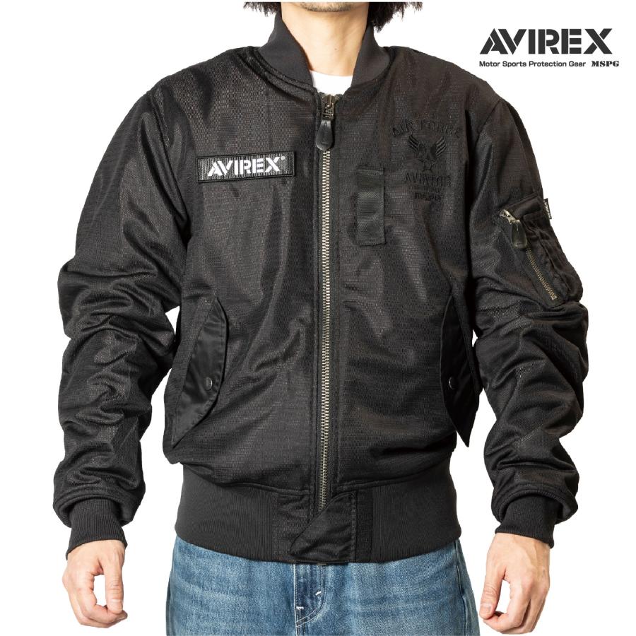 A2N1001 AVIREX MESH MA-1 RIDING BLOUSON MSPG アビレックス メッシュ ライディング ブルゾン ジェケットプロテター装備 | AVIREX | 04