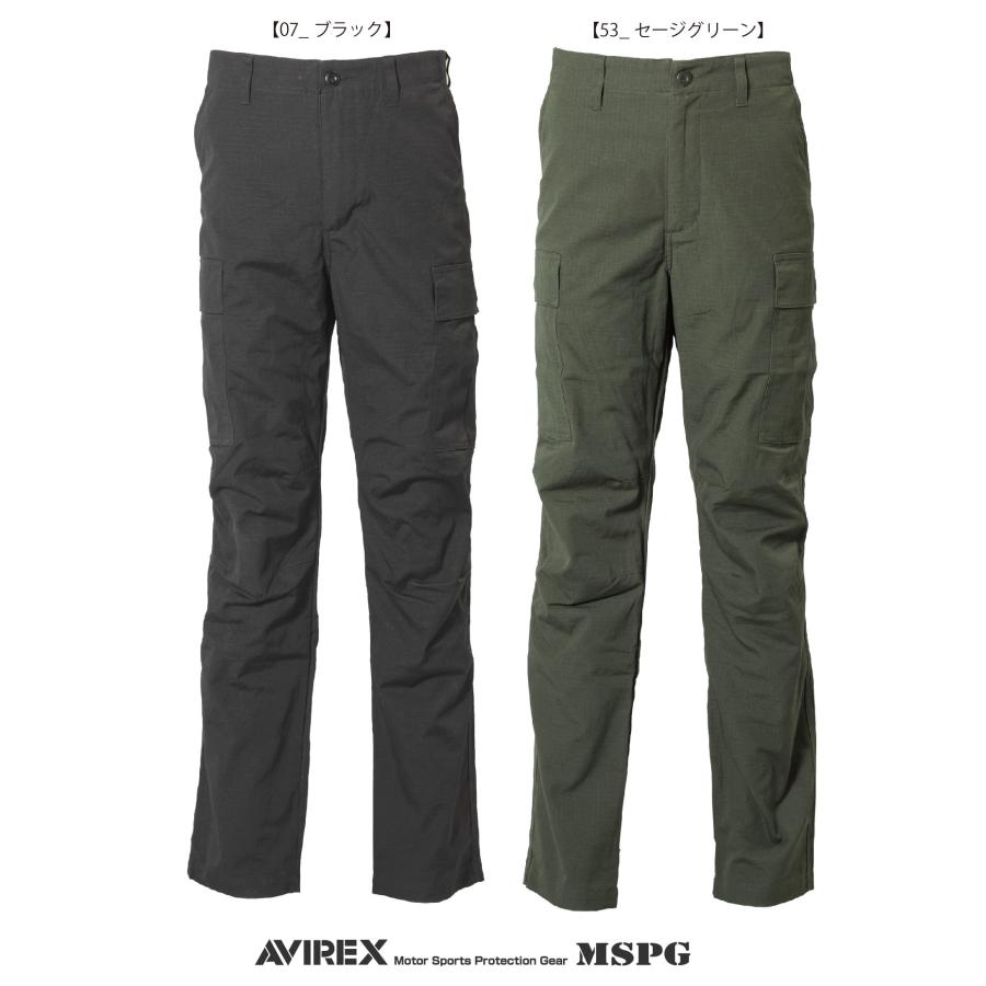 A2N3001 AVIREX RIDING FIT CARGO PANTS アビレックス ライディング フィット カーゴパンツ プロテター標準装備：ヒザ位置調整可能 | AVIREX