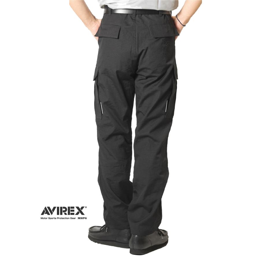 A2N3001 AVIREX RIDING FIT CARGO PANTS アビレックス ライディング フィット カーゴパンツ プロテター標準装備：ヒザ位置調整可能 | AVIREX | 03