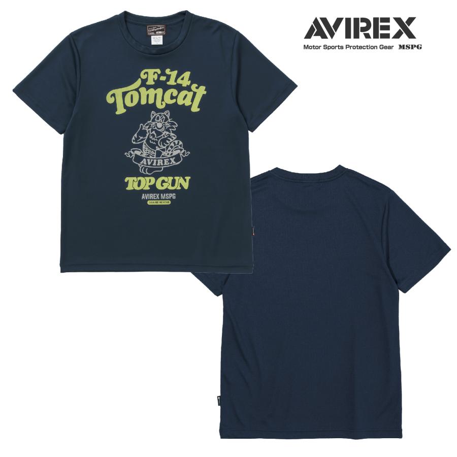 A2N5001 AVIREX QUICK DRY T-SHIRT [TOMCAT] アビレックス クイックドライTシャツ 吸水速乾 抗菌・防臭 ポリジン ベタ付き防止 ツーリング | AVIREX | 07