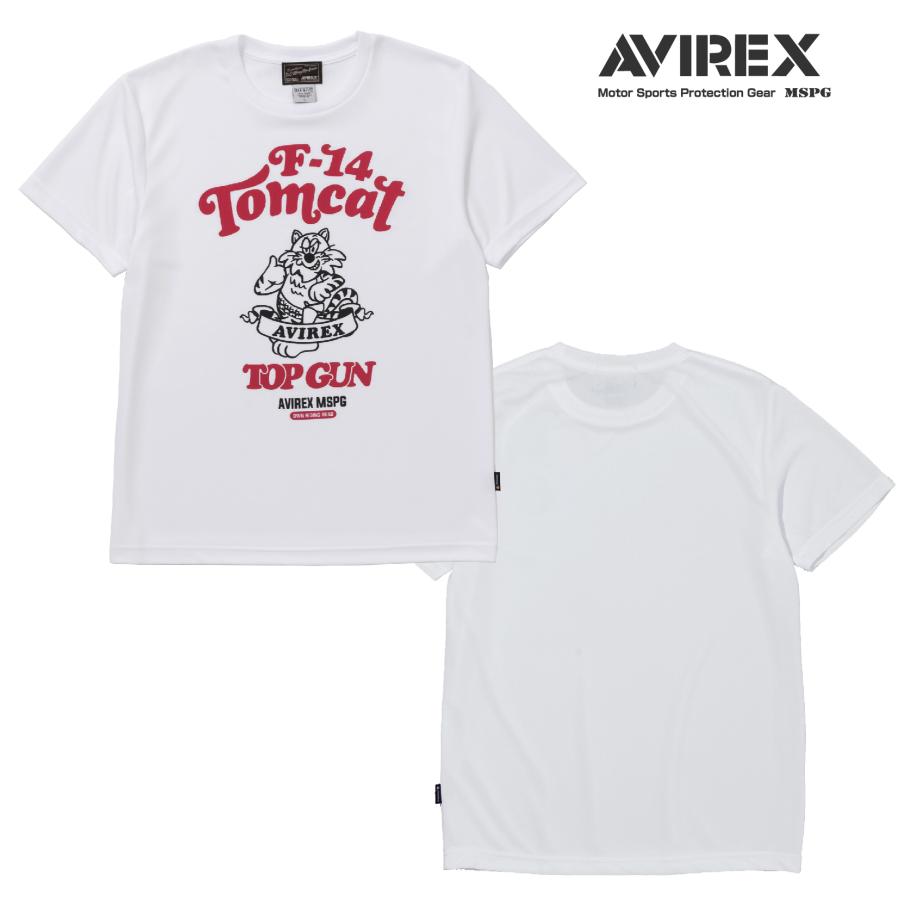 A2N5001 AVIREX QUICK DRY T-SHIRT [TOMCAT] アビレックス クイックドライTシャツ 吸水速乾 抗菌・防臭 ポリジン ベタ付き防止 ツーリング | AVIREX | 01