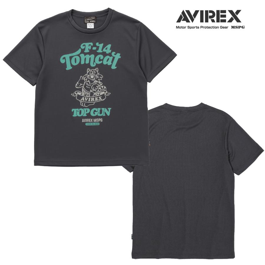 A2N5001 AVIREX QUICK DRY T-SHIRT [TOMCAT] アビレックス クイックドライTシャツ 吸水速乾 抗菌・防臭 ポリジン ベタ付き防止 ツーリング | AVIREX | 03