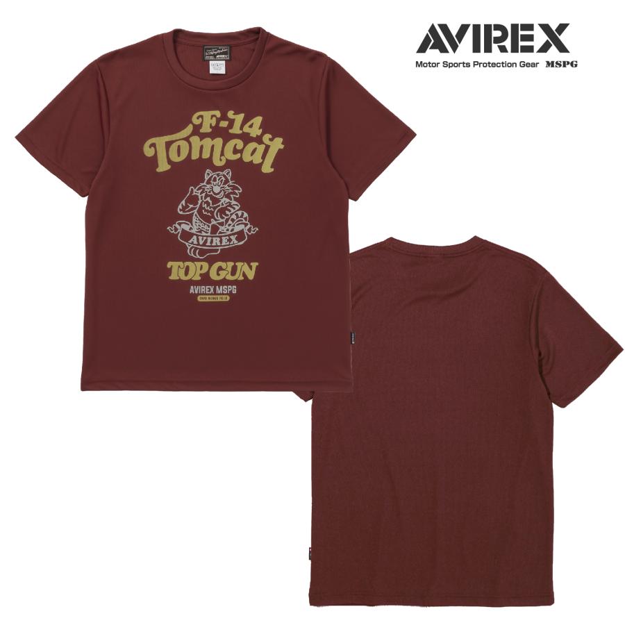 A2N5001 AVIREX QUICK DRY T-SHIRT [TOMCAT] アビレックス クイックドライTシャツ 吸水速乾 抗菌・防臭 ポリジン ベタ付き防止 ツーリング | AVIREX | 09