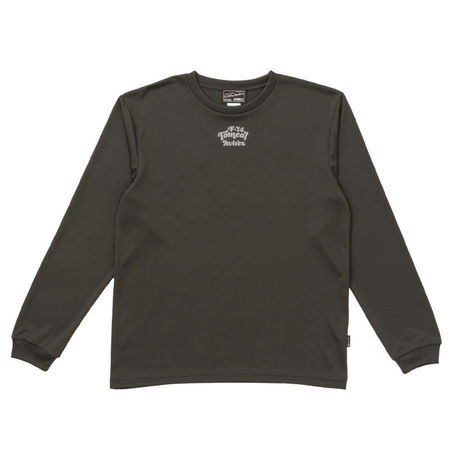 A2N5002 AVIREX QUICK DRY LONG SLEEVE T-SHIRT　[TOMCAT] アビレックス クイックドライTシャツ 吸水速乾 抗菌・防臭 ポリジン ベタ付き防止 ツーリング | AVIREX | 10