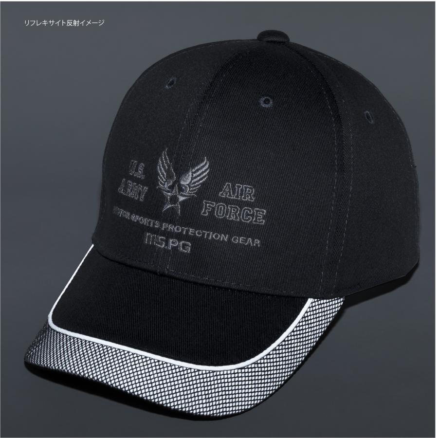A2N6001 AVIREX REFLECTIVE CAP アビレックス 再帰反射機能付きキャップ ベルト式　アジャスト機能 USAF刺繍 | AVIREX | 04