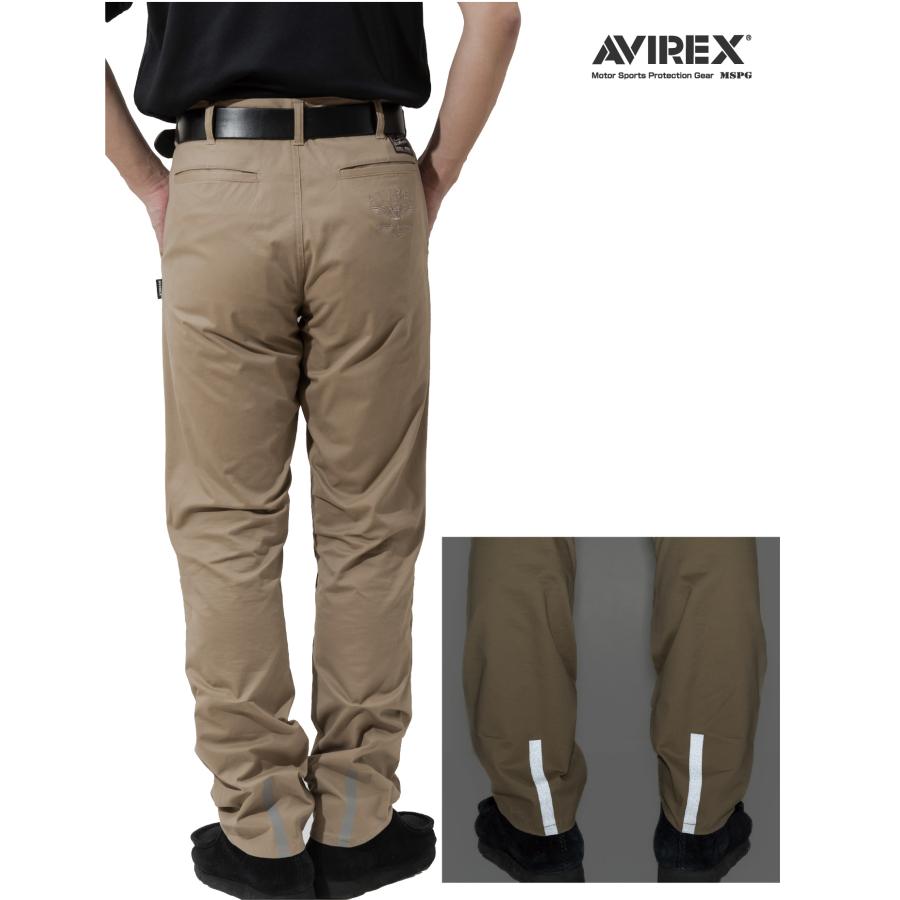 A2P3001 AVIREX RIDING CHINO PANTS アビレックス ライディング チノパンツ ストレッチ　プロテター標準装備：ヒザ位置調整可能 | AVIREX | 13