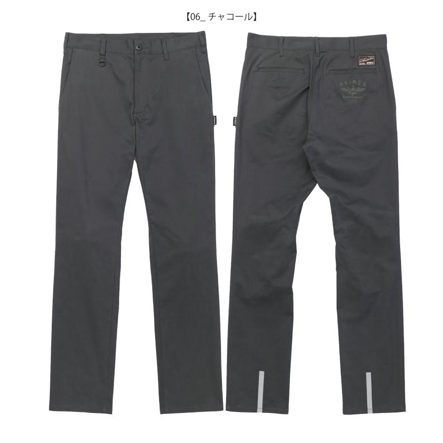 A2P3001 AVIREX RIDING CHINO PANTS アビレックス ライディング チノパンツ ストレッチ　プロテター標準装備：ヒザ位置調整可能 | AVIREX | 01