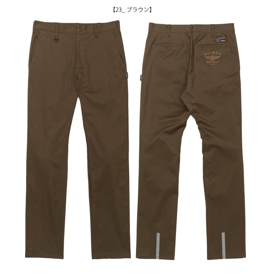 A2P3001 AVIREX RIDING CHINO PANTS アビレックス ライディング チノパンツ ストレッチ　プロテター標準装備：ヒザ位置調整可能 | AVIREX | 02